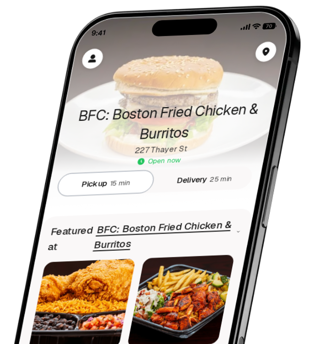 BFC: Boston Fried Chicken & Burritos app preview