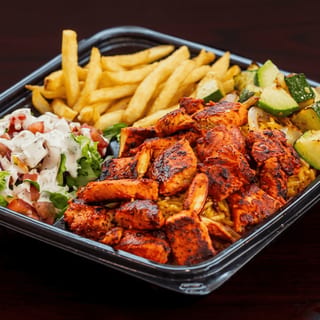 Grilled Chicken Over Rice