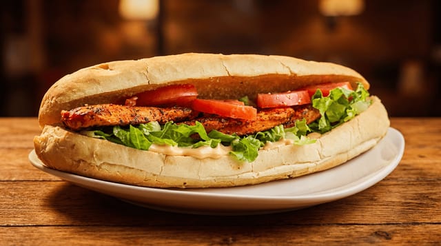 Grilled Chicken Sub.