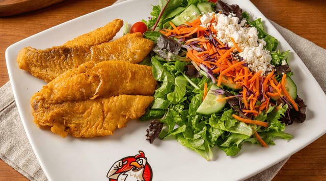 Tilapia Fish Salad.