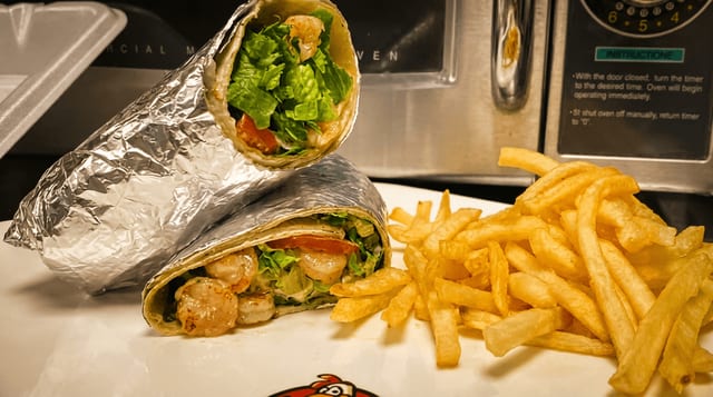 Shrimp Wrap.