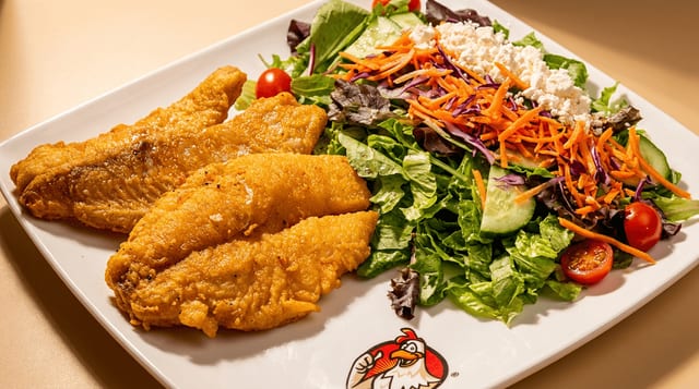 Tilapia Fish Salad.