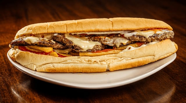 Italian Cheeseburger Sub.