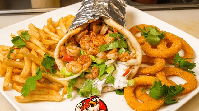 Shrimp Gyro.