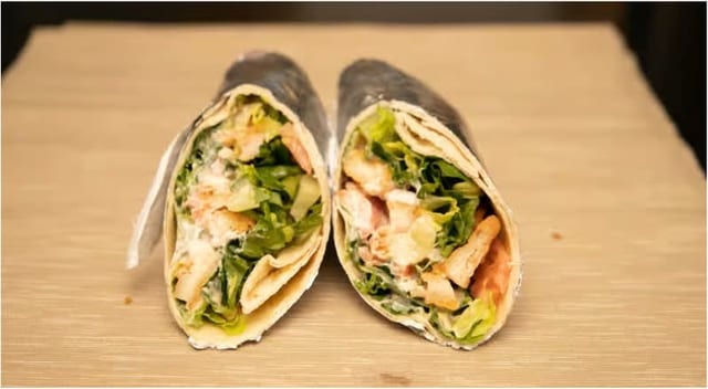 Crispy Chicken Wrap.