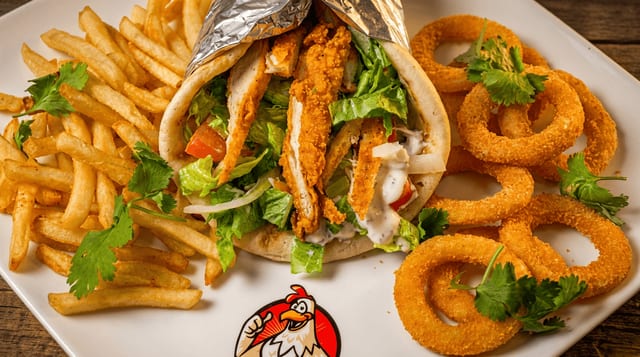 Spicy Chicken Gyro.
