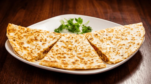 Shrimp Quesadilla.