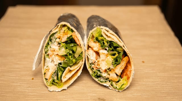 Crispy Chicken Wrap.