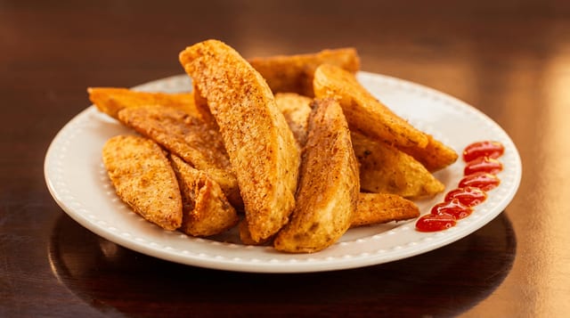 Potato Wedges.